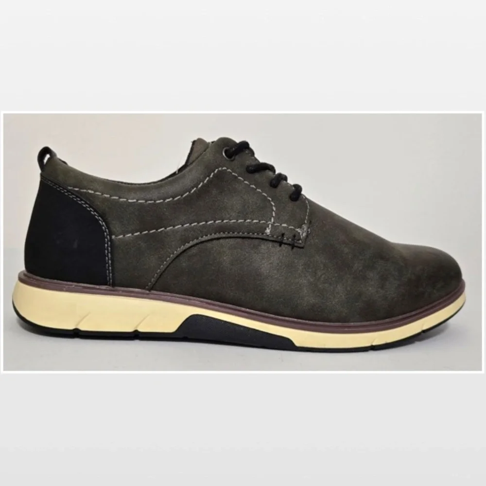 New Falls Creek Shoes Mens Size 8 Casual Gray Lace Up Oxford NWT